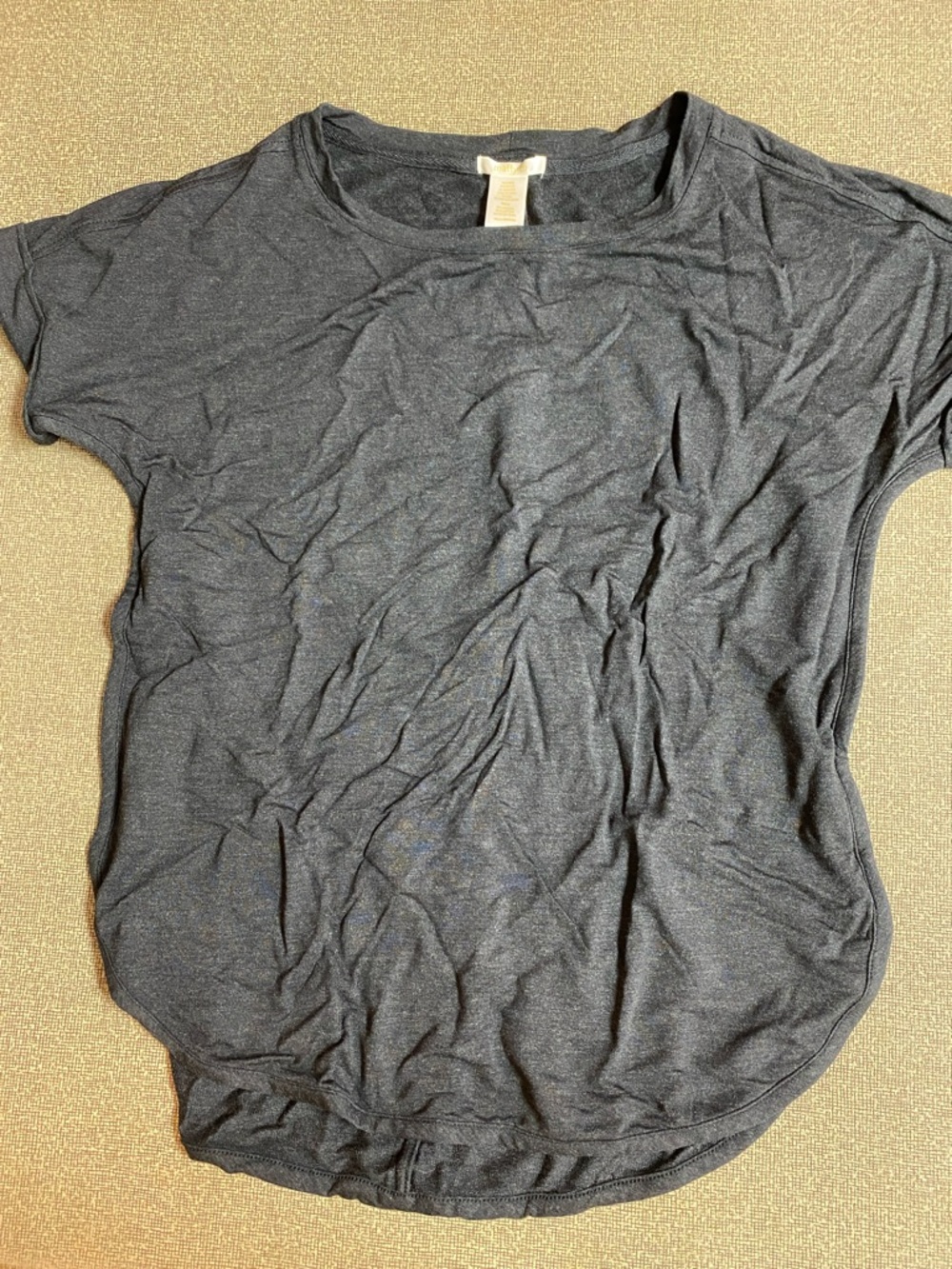 Matty M Women’s T-Shirt Tunic Style Top M NEW Charcoal Gray